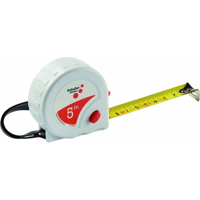 Navíjecí metr, 5 m x 19 mm, třída 2, s brzdou a příchytkou k zavěšení