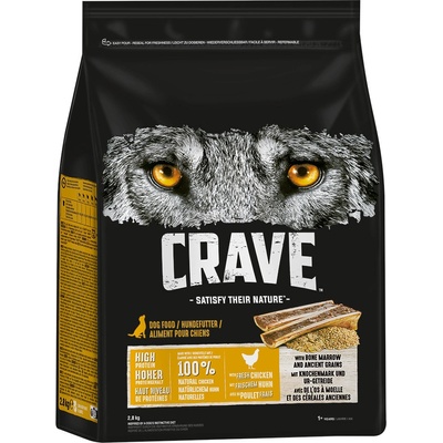 Crave s kuřecím kostní dření a původními obilovinami 7 kg