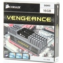 Paměti Corsair Vengeance DDR3 16GB 1600MHz CL9 (4x4GB) CMZ16GX3M4A1600C9