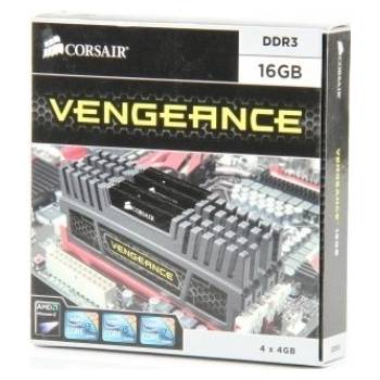 Corsair Vengeance DDR3 16GB 1600MHz CL9 (4x4GB) CMZ16GX3M4A1600C9