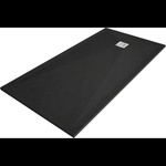 Mexen Stone+ правоъгълен композитен поддушов коритo 200 x 100 cm, черен - 44701020 (44701020)