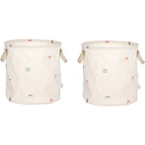OYOY Mini Кремави текстилни детски кошници за играчки в комплект 2 бр. ø 32x32 cm Moira - OYOY Mini (M107770)