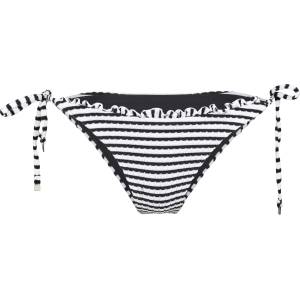 Seafolly Дамско бикини долнище Seafolly Women's Sorrentostripe Tie Side Rio Bikini bottom - Black - размер 34 (EU) (150-2923-0112)