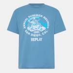 Replay Тениска Replay Men's Moto Tricks T-Shirt - Blue