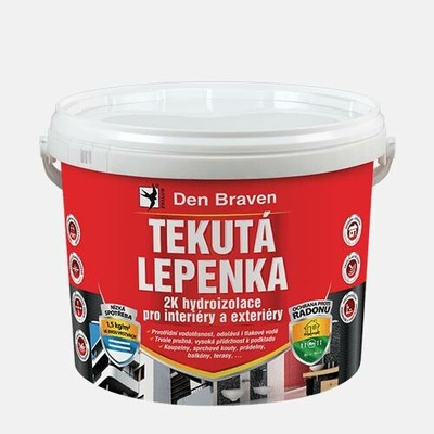 Den Braven CH0275 tekutá lepenka 2K hydroizolace 14kg kbelík