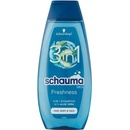 Schauma Men Freshness 3v1 šampón na vlasy tvár a telo 400 ml