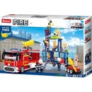 Sluban B0967 Velký požární vůz s dělem a pojízdným robotem