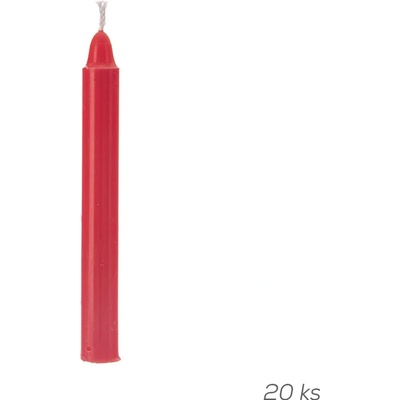 Home Styling Collection Parafínové stolní svíčky, 10 cm, červené