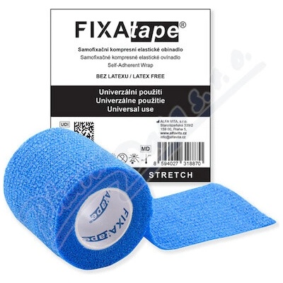 FIXAtape STRETCH samofix.obinadlo 5 x 450 cm modré