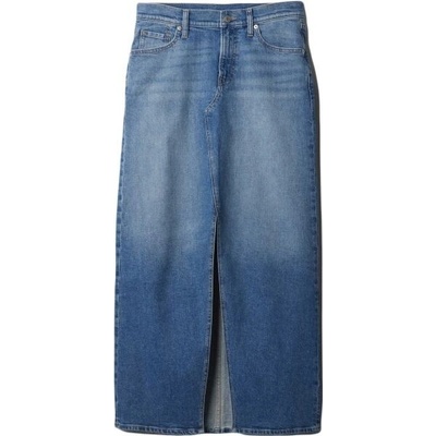 GAP V-DENIM MAXI dámska sukňa modrá