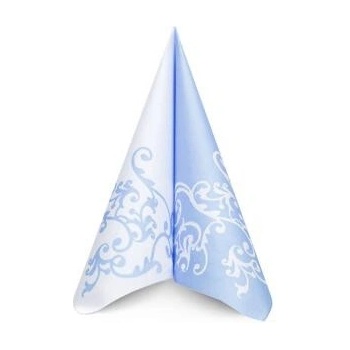 Mank Pomp pastelovo-modré servítky 40x40cm 50ks