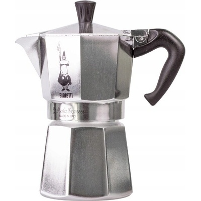 Bialetti Moka Express kávovar hliníkový na plyn objem 4 šálky / 200 ml