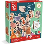 Hape Игрален комплект Hape - Магнитни животни, 30 броя (H2002)