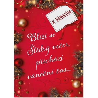Albi Vánoční hrací přání - Ozdoby