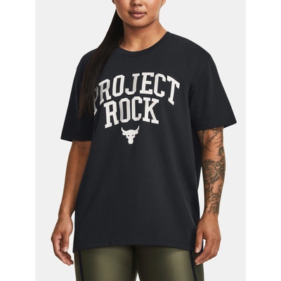 Under Armour Project Rock Hwt Campus T-shirt Under Armour | Cheren | ЖЕНИ | XS