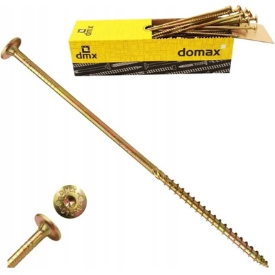 Konštrukčný vrut do dreva 6 × 240 mm, tanierová hlava TX30 – Domax CT