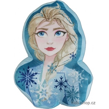 Setino Tvarovaný 3D vankúš Vankúš Ľadové kráľovstvo Frozen Elsa 38x27