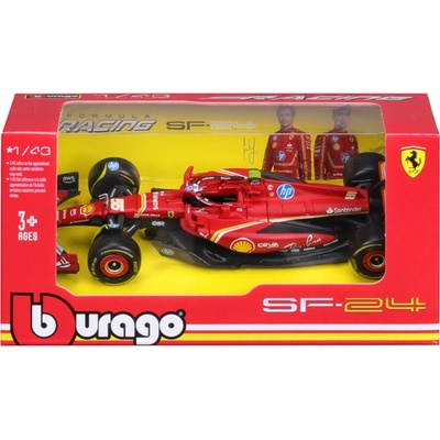 Bburago RACE Formule F1 Ferrari Scuderia SF-24 Carlos Sainz 1:43