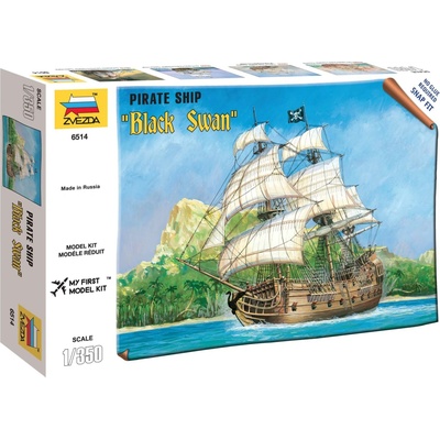 Zvezda Pirate Ship Black Swan 1:350