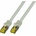 RJ45 Patch cable S/FTP, Cat. 6A, LSZH, Cat. 7 Raw cable, grey (MK7001.0,5G)