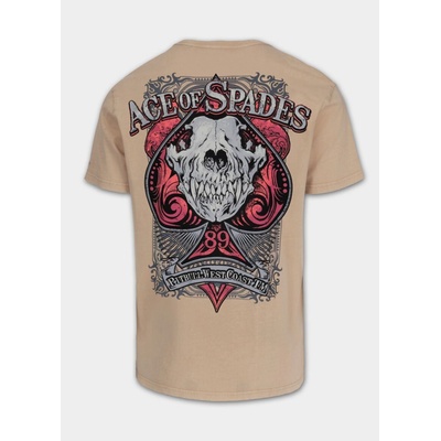 PitBull West Coast triko Ace Of Spades 190 Denim Washed pískové