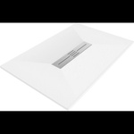 Mexen Toro правоъгълна душ кабина SMC 100 x 80 cm, бял - 43108010 (43108010)