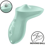 Satisfyer Exciterrr - въртящ се клиторен вибратор с перли (зелен)