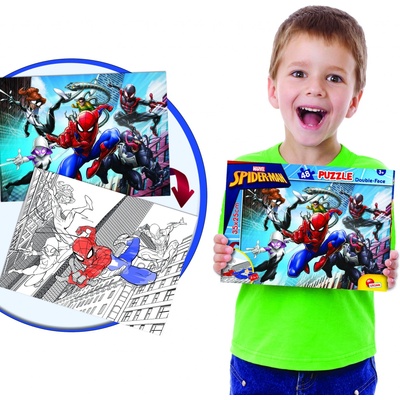 Lisciani Spider-Man oboustranné 48 dílků