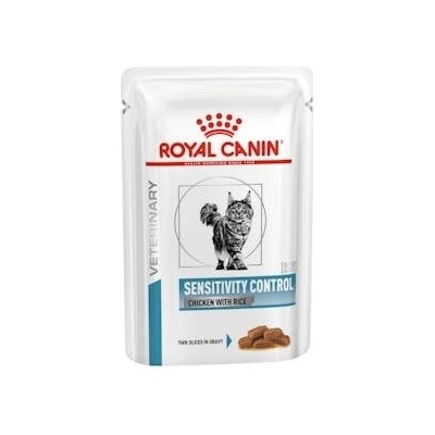 Royal Canin Veterinary Diet Cat Sensit Control kuře 12 x 85 g