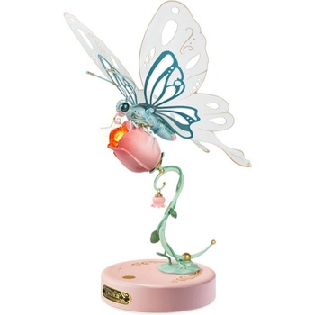 Robotime Ružový Motýľ