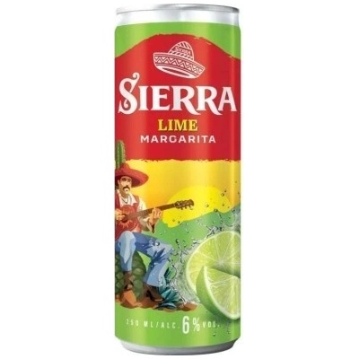 SIERRA Margarita Lime 6% 0,25 l (plech)