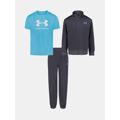 Under Armour chlapčenský set UA 3PC BRAWLER TRACK SET modrá