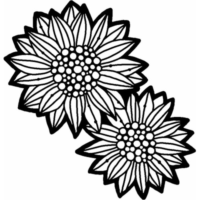 Šablona TCW 12"x12" (30,5x30,5 cm) - Wild Sunflowers – Zboží Mobilmania