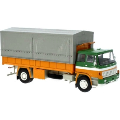 Premium ClassiXXs Liaz 100.05 valník s plachtou green/orange 1:43
