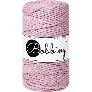 Bobbiny 3PLY Macramé Rope 3 mm 100 m Dusty Rose юта (TS-E108)
