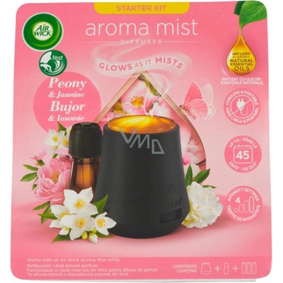 Air Wick aroma vaporizér + náplň Zvodná vôňa ruže 20 ml