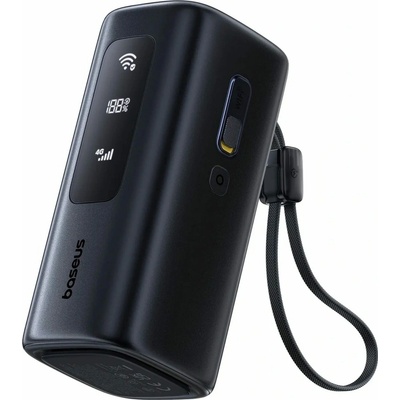Baseus EnerGeek GX11 MiFi Power Bank 20000mAh 67W Cosmic Black – Hledejceny.cz