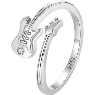 For Silver Prsten Kytara Stříbro