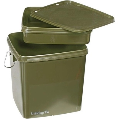 Trakker plastový box na krmení Olive Square Container 13l + miska
