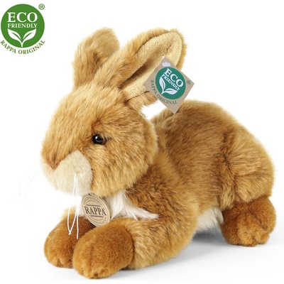 Rappa Плюшено Кафяво Зайче, лежащо, 23 см. , серия Еко приятели (221383)