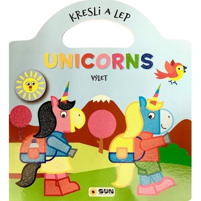 Sun Kresli a lep Unicorns Výlet