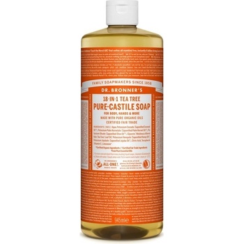 Dr. Bronner's tekuté univerzálne bio mydlo ALL-ONE Tea Tree 945 ml
