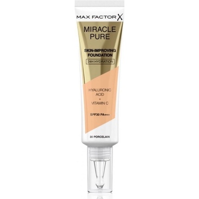 Max Factor Miracle Pure Skin dlhotrvajúci make-up SPF30 30 Porcelain 30 ml