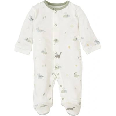 Bimbidreams Бебешка пижама Bimbidreams - TREX, 0-1 м, White/Green (8499000799403)