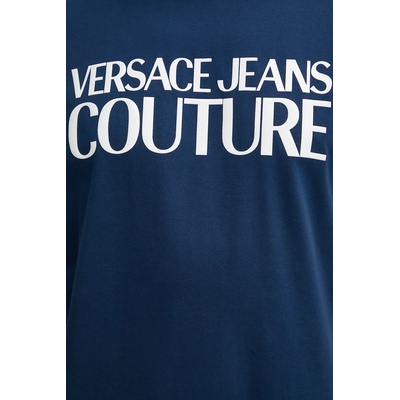 Versace Jeans Couture Памучна тениска Versace Jeans Couture (78GAHE05.CJ00E)