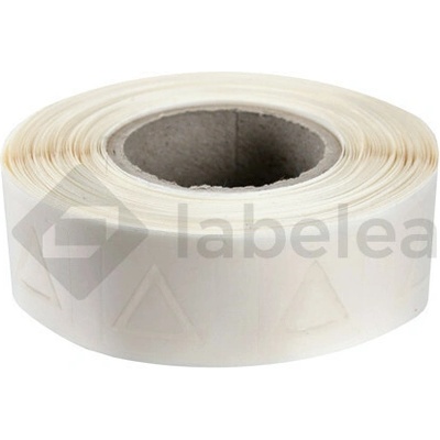 Labelea Samolepiace značenie pre nevidiacich, etiketa 15x15 mm, plastický trojuholník 9x9x9 mm, rolka 1000 ks EBK015015S