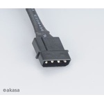 Akasa Кабелен адаптер за захранване Akasa Molex (женски) - Molex (мъжки) 30cm AK-CBPW02-30 (AK-CBPW02-30)