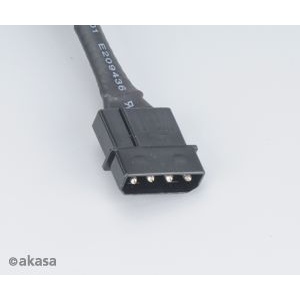 Akasa Кабелен адаптер за захранване Akasa Molex (женски) - Molex (мъжки) 30cm AK-CBPW02-30 (AK-CBPW02-30)