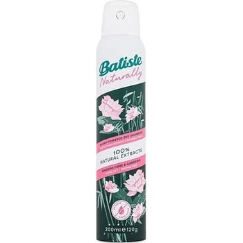 Batiste Naturally Bamboo & Gardenia suchý šampón pre absorpciu prebytočného mazu a pre osvieženie vlasov 200 ml