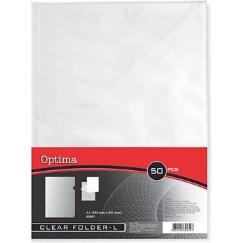 Optima Genotherm "L" OPTIMA A/4 80 микрона, прозрачна вода 50 броя 20163 (20163)